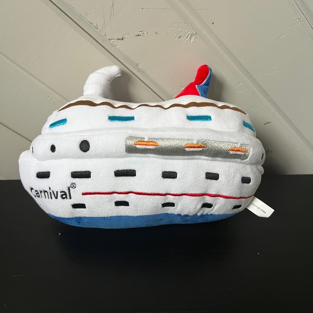 Carnival Cruise Line Plush Toy Ship Boat
